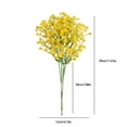 thumbnail image 3 of Specollect Clearance 12Pcs BabysBreath Artificial Flowers Silk,Real Touch Bouquets Fake Flowers for Vase Home Office Wedding Indoor Outdoor Centerpiece Table Decorations, 3 of 6