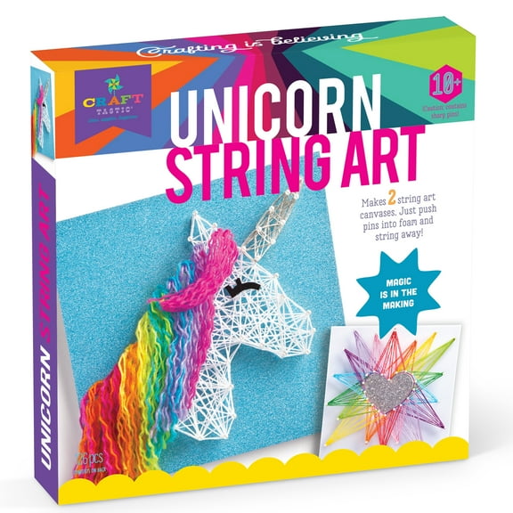 Craft-Tastic Unicorn String Art - DIY - Craft Kit - Ages 9 