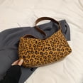 thumbnail image 4 of Bolso Mano Niche Con Leopardo Mujer Informal Gran Capacidad K (marrón), 4 of 9