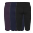 thumbnail image 6 of Wiyuqeen 3 Pack Capri Leggings for Women with Pockets Elastic High Waisted Exercise Capri Pants Solid Tummy Control Workout Gym Active Yoga Pants, 6 of 6