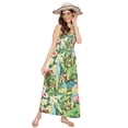thumbnail image 3 of Women Off-Shoulder Tube Dress Long Casual Sleeveless Beach Party Maxi for Ladies Summer Tubedress Online by Oussum, 3 of 7