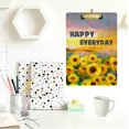 thumbnail image 4 of FMSHPON Vintage Yellow Sunflowers Clipboard Hardboard Wood Nursing Clip Board and Pull for Standard A4 Letter 13x9 inches, 4 of 7