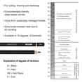 thumbnail image 5 of 24 Pcs Sketch Pencils for Drawing,Graphite Pencils(14B - 5H),Drawing Pencils,Art Pencils,Graphite Pencils for Drawing,Drafting Pencils,Art Pencils with 19 Grades - Ideal for Beginners & Artists, 5 of 7