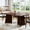 Brown, variant on 63" Long Dining Table for 6-8 People - Kitchen Table with Extra Thickened Tabletop & Heavy Duty Base Legs, Modern Rectangular Dinner Table for Kitchen, Conference Room, Home, Natural & Black