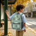 thumbnail image 6 of Chihuahua and Dog Paw Print Green 17" School Backpacks for Teens,Waterproof Oxford Fabric,S-Shape Padded Straps for School,Travel,Hiking,Camping, 6 of 6