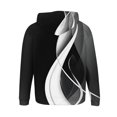 thumbnail image 4 of Crewneck Sweatshirts Men Geometric Sweatshirts for Men Trendy Quarter Zip Pullover Men Sweater Graphic Hoodies for Men Turtleneck Sweater Men Oversized, 4 of 5