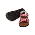 thumbnail image 4 of New Girl Betani Kitty-1 Floral PU Open Toe Ankle Strap Buckle Footbed Sandal, 4 of 5