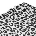 thumbnail image 4 of Shower Curtain, Leopard black white texture Waterproof Fabric Plastic Shower Curtain, Drying Fast Bathroom Curtain with 9 Buttonholes, Ruffle Shower Curtain 60x72in, 4 of 8