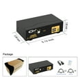 thumbnail image 6 of CKL 2 Port HDMI KVM Switch Dual Monitor for 2 Computers or Laptops 4K 60Hz with Cables CKL-922HUA-1A, 6 of 7