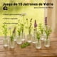 thumbnail image 2 of Juego de 15 Jarrones de Vidrio Bluelander para Centro de Mesa, Floreros Decorativos, 2 of 5