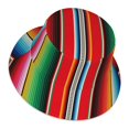 thumbnail image 3 of Disketp Mexican Serape Blanket Stripes Print Reflective Bucket Hat Beach Hat Summer Travel Sun Hats Fisherman Cap, 3 of 8