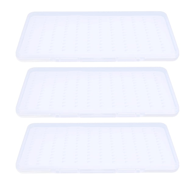3Pcs Simple Côté Transparent Portable Pêche Leurre Appât Imperméable Accessoire Boîte de Rangement