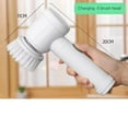 thumbnail image 4 of Cepillo de Limpieza Eléctrico Inalámbrico: Fregador Eléctrico de Mano Multifuncional para Cocina, Baño, Platos, Ollas y Sartenes, 4 of 5