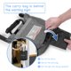 thumbnail image 5 of Silla con gancho con bandeja, almacenamiento plegable y clip de fijación apretado en la trona, asiento portátil para alimentación de bebé, trona para el hogar y los viajes (gris), 5 of 5