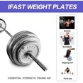 thumbnail image 2 of Exercise Equipment Barbell Weight 66LB Adjustable Chrome Cast Plates for Men Women Squat Deadlift Home Gym Weights Lifting Equipment,Home Gym Equipment, 2 of 6