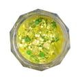 thumbnail image 2 of dianhelloya Nail Art Supplies 1 Box Nail Art Sequin Shiny Effect Luminous High Gloss Non-drop DIY Iridescent Firefly Style Glow-in-the-dark Nail Glitter Flash Party Supply, 2 of 7