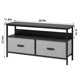 thumbnail image 3 of Garvee Consola TV con 3 cajones, soporte para TV 55 pulgadas, mesa consola con cajones y estantes, mueble multimedia, 3 of 6
