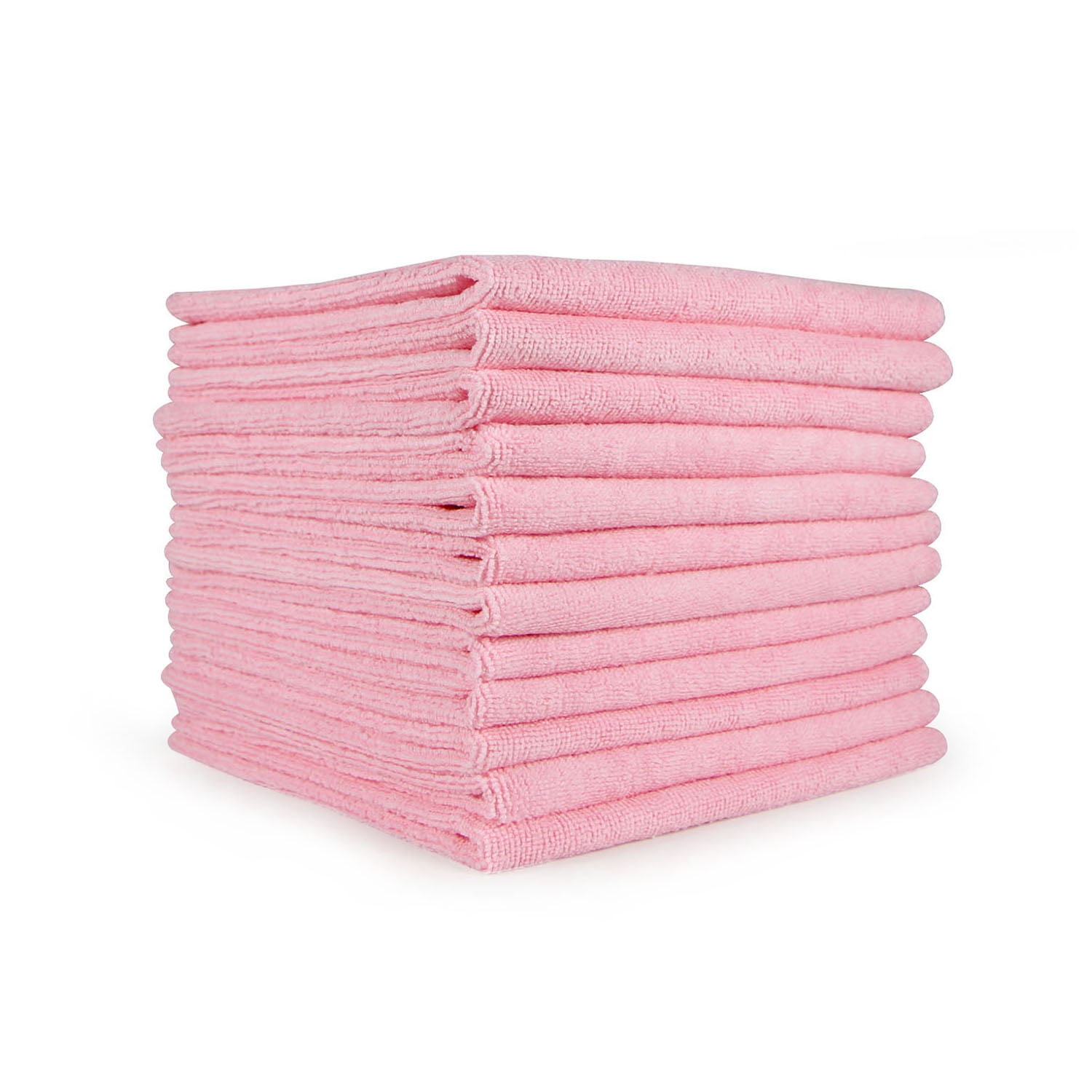 48 Microfiber 12"x12" Cleaning Cloths Detailing Polishing Towels Rags 300GSM 