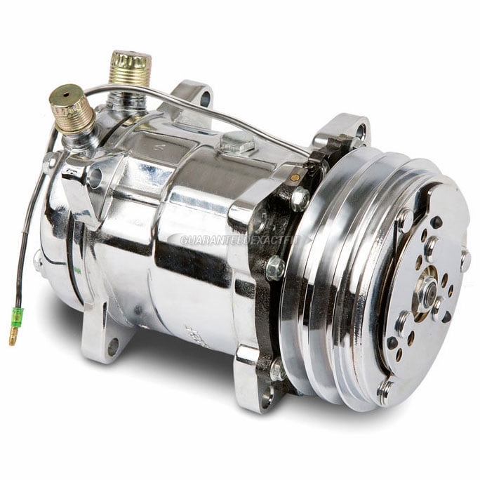 BuyAutoParts 60-01769NA New AC Compressor /& 2 Groove A//C Clutch Replaces Sanden SD508 SD5H14 4509 4510