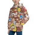 thumbnail image 4 of Youth Cartoon Hoodie Fashion Long Sleeve Kids Pullover Coat Casual Hoody Hooded Sweatshirts for Boys Girls, 4 of 8