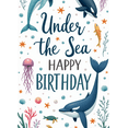 thumbnail image 4 of Marine Animals Banner Under the Sea Theme Ocean Decorations Colorful Design for Kids Party Event, 4 of 8