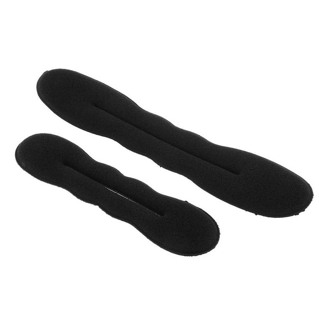 de 2 piezas de esponja de peluquería, donut, peinado, , rizador, , herramienta giratoria para mujeres y niñas Colcomx Fabricante de bollos de pelo