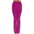 thumbnail image 3 of Vivian's Fashions Flare Bottom Pants, Junior Size (Magenta, 2X), 3 of 3