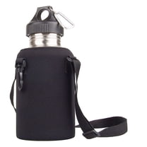 UDIYO 2L/2000ml Travel Stainless Steel Tea Water Bottle Carrier Insulated Bag Holder