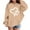 1Khaki130, variant on XAOFW Kids Hoodies Girls Boys Cute Love Heart Printing Sweatshirts Long Sleeve Hood Loose Leisure Holiday Vacation Outerwear Coats