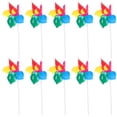 thumbnail image 3 of Shisuyan 10Pcs Party Pinwheels Decorative Rainbow Pinwheels Funny Handheld Pinwheels Decors, 3 of 9
