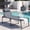 Grey, variant on OMNIBERG Folding Cushioned Chaise Lounge Chair, 4-Position Adjustable Outdoor Lounge Chair with Sunshade Roof and Headrest, Portable Reclining Tanning Beach Chair for Pool Sunbathing Patio, Blue