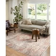 thumbnail image 3 of Loloi II Heidi Collection HEI-02 Dove / Spice, Oriental Area Rug 6'-0" x 6'-0" Round, 3 of 9