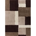 thumbnail image 1 of Well Woven Tapis Moderne Madison Shag Cubes Beige/brun 5 Pieds X 7 Pieds2 Pieds', 1 of 4