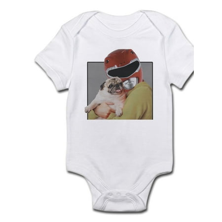 

CafePress - Power Rangers Red Ranger Cuddling A - Baby Light Bodysuit