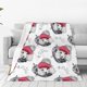 thumbnail image 1 of Balery Cute Poodle Dog Manta de Felpa Suave y Acogedora – Cobija de Franela Aterciopelada para Cama, Lavable y Cálida para Sofá, Mascotas, Transpirable-40"x30", 1 of 7