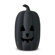 Paper Mache Pumpkin Black Tabletop Decor, 12" Height, Fall by Way To Celebrate