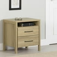 thumbnail image 1 of South Shore Gravity 2-Drawer Nightstand for Adult, in Natural Ash, 1 of 14