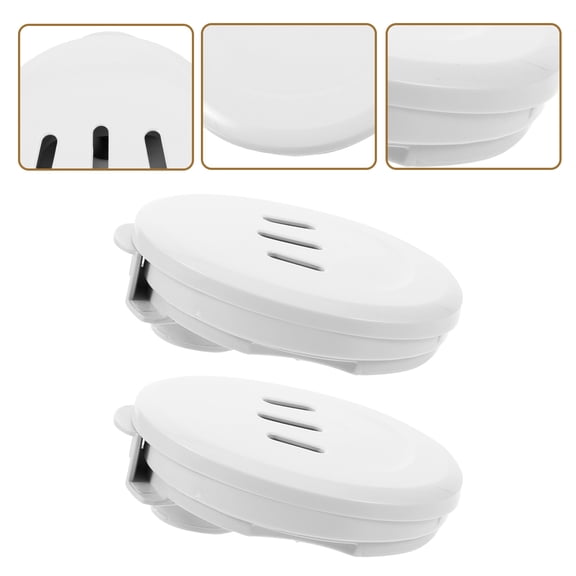 ELAYARD 2-Pack Universal White Plastic Pressure Release Valves for Rice Cookers, Efficient Steam Vent Replacement Parts