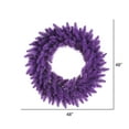 thumbnail image 4 of Vickerman K163224 Couronne de Sapins avec Embouts en PVC 210, 24 Pouces, Violet, 4 of 4