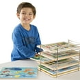 thumbnail image 6 of Melissa & Doug Puzzle Storage Rack - Wire Rack Holds 12 Puzzles, 6 of 6