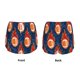 thumbnail image 3 of Balery American Football and Fire Flames Pantalones cortos deportivos para mujer con forro y dos bolsillos, elásticos, para entrenamiento, gimnasio, yoga-Large, 3 of 7