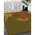 thumbnail image 3 of Ahgly Company Machine Washable Indoor Rectangle Transitional Dark Bronze Brown Area Rugs, 7' x 9', 3 of 7