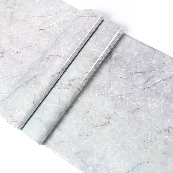 Marble Contact Paper for Countertops 400x40cm Waterproof Marble Wallpaper Peel and Stick Countertops Removable Kitchen Cabinet Contact Paper Decorative Self Adhesive Shelf Liner