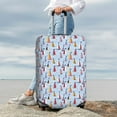thumbnail image 5 of Cauagu Sailboats And Seagulls Print Travel Luggage Cover,Travel Dust-proof Suitcase Cover Softside Suitcase Protector for 18-32inch,Not Included Suitcase, 5 of 8