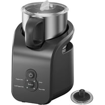 4-in-1 Milk Frother - Electric Steamer, Automatic Warm & Cold Cappuccino Foam Maker, Milk Warmer for Latte, Macchiato