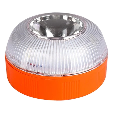 4.5 Inch LED Emergency Strobe Warning Light with Magnetic Base USB Charging Cable Ultra-Bright Flash Mode Waterproof Design for Vehicle Breakdowns Roadside Emergencies Construction Sites for Dri