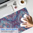thumbnail image 4 of Long Mouse Pads for Desk,Blue Ethnic Paisley Pattern Desk Mats on Top Of Desks, Desk Mouse Pad Extra Large with 3mm Non-Slip Base and Stitched Edge for Gaming,Office,Work,Home 31.5"x11.8", 4 of 6