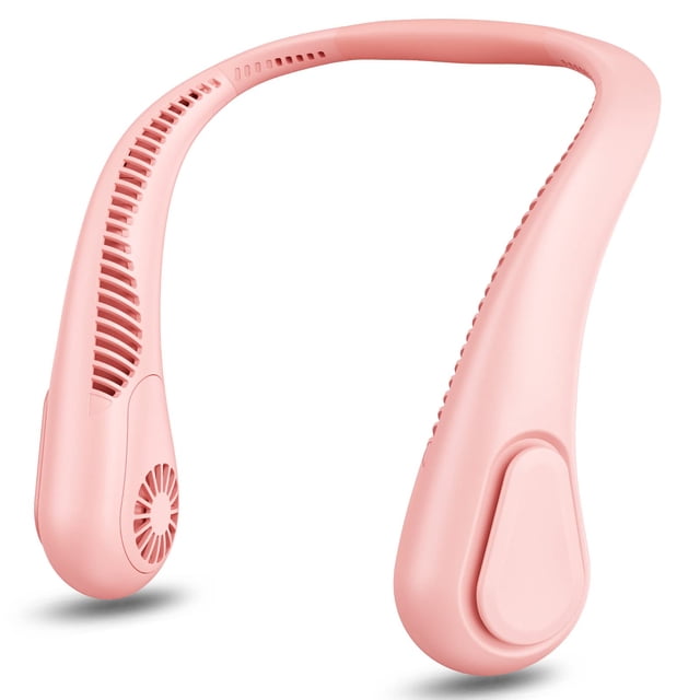 Ventilador de cuello AMACOOL sin aspas 5000 mAh recargable rosa