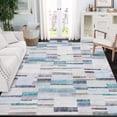 thumbnail image 2 of Contemporary Washable Rug 8x10, Modern Abstract Non-Slip Low Pile Area Carpet for Living Room & Bedroom, 2 of 7
