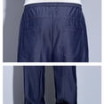 thumbnail image 5 of Mifsaly Men Lightweight Denim Style Pants Elastic Waist Drawstring Wide Leg Casual Summer Trousers Soft Breathable Loose Fit Lounge Pant with Pockets 2026 L, 5 of 9